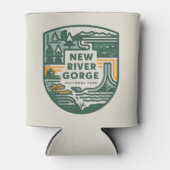 New River Gorge Nationalpark Reisemblem Dosenkühler (Vorderseite)
