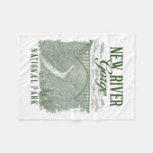 New River Gorge Nationalpark Reisen durch die Natu Fleecedecke (Vorderseite (Horizontal))