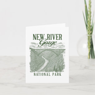 New River Gorge Nationalpark Reisen durch die Natu Karte