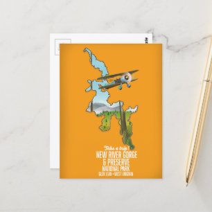 New River Gorge Nationalpark und Schutzgebiet. Postkarte