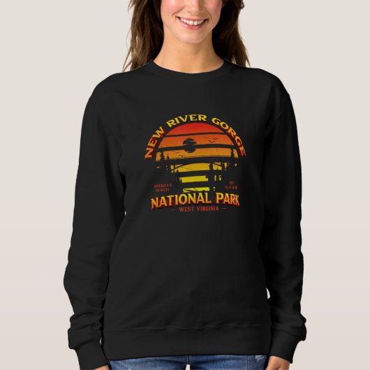 New River Gorge Nationalpark West Virginia Usa So Sweatshirt (Vorderseite)