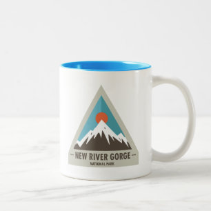 New River Gorge Nationalpark Zweifarbige Tasse