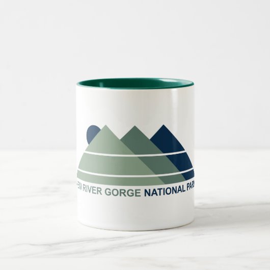 New River Gorge Nationalpark Zweifarbige Tasse (Mittel)