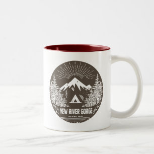 New River Gorge Nationalpark Zweifarbige Tasse
