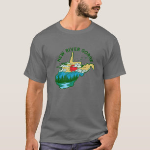 New River Gorge Park West Virginia Pride Outdoor T-Shirt