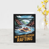 New River Gorge Rafting Whitewater Kayak Outdoor W Karte (Gelbe Blume)