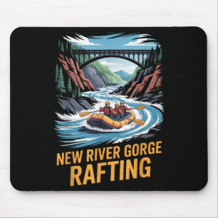 New River Gorge Rafting Whitewater Kayak Outdoor W Mousepad