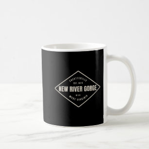 New River Gorge Souvenir Rock Climbing Area Design Kaffeetasse