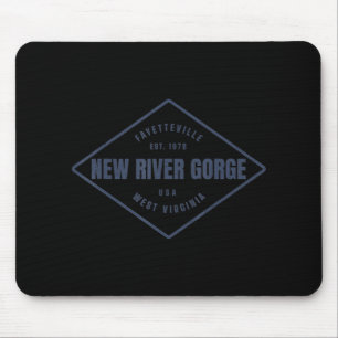 New River Gorge Souvenir Rock Klettergebiet Design Mousepad