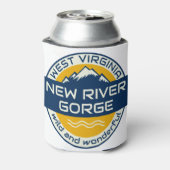 New River Gorge West Virginia Dosenkühler (Kanne Rückseite)