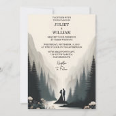 New River Rain Cloud Nature Smoky Mountain Wedding Einladung (Vorderseite)