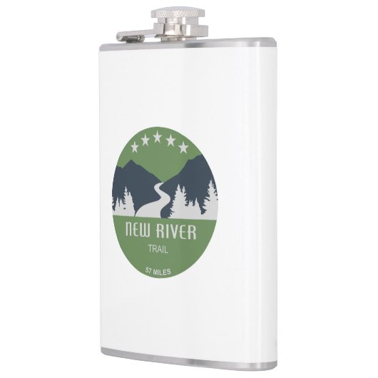 New River Trail Flachmann (Links)