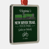 New River Trail SP (RT2) Ornament Aus Metall (Rechts)