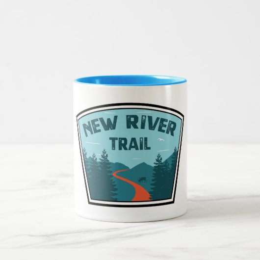 New River Trail Zweifarbige Tasse (Mittel)