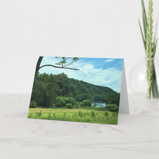 New River, Virginia Karte (Vorderseite)