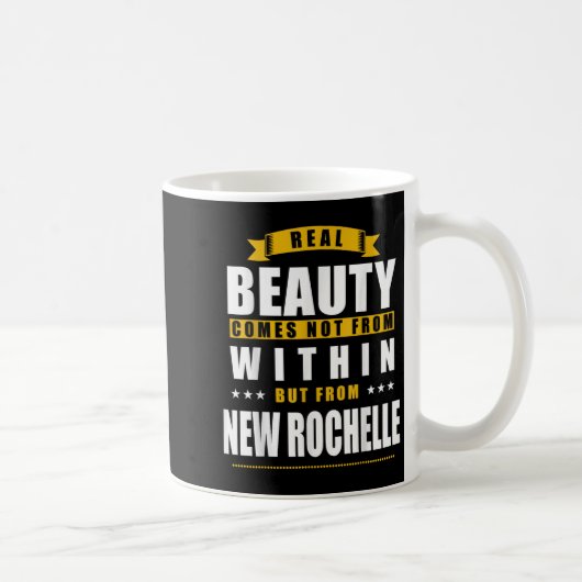 New Rochelle - Funny D City Gift  Kaffeetasse (Rechts)