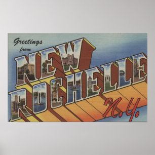 New Rochelle, New York - Große Briefszenen Poster