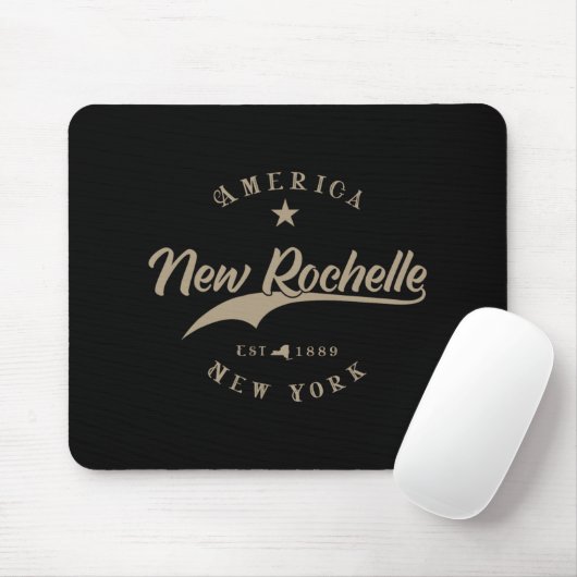 New Rochelle New York Mousepad (Mit Mouse)