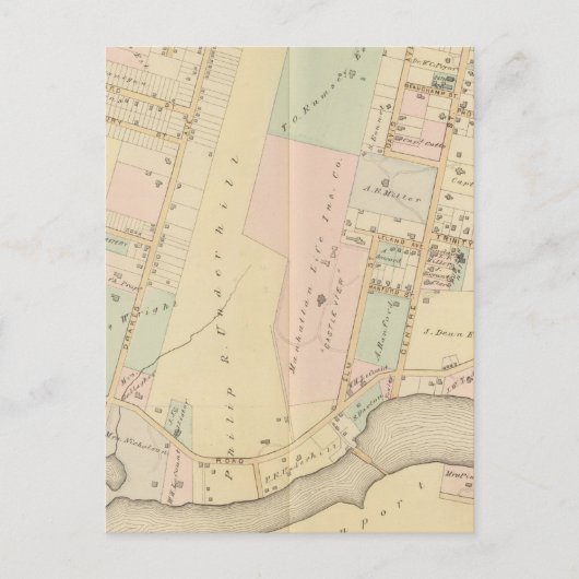 New Rochelle, New York Postkarte (Vorderseite)