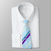 New Rochelle (New York) Stadtflagge Neck Tie Krawatte (Gebunden)