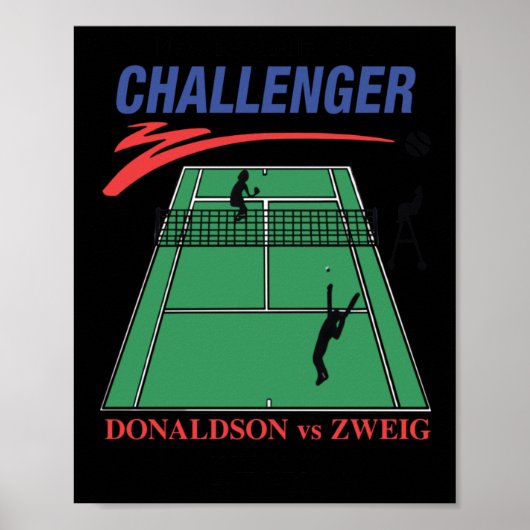 New Rochelle Ny Challenger Donaldson Vs Zweig Poster (Vorne)