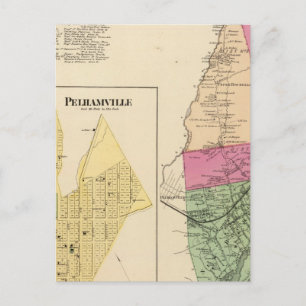 New Rochelle, Town Pelhamville Postkarte