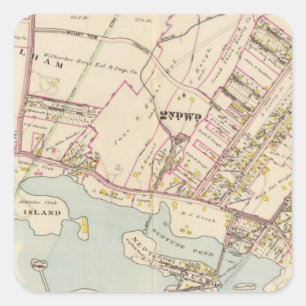 New Rochelle ward 2, New York Quadratischer Aufkleber