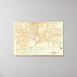 New Rochelle weist 1-2, New York ein Leinwanddruck