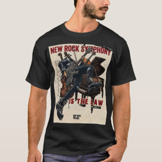 New Rock Symphony is the Law - Vintage Rockgitarre T-Shirt