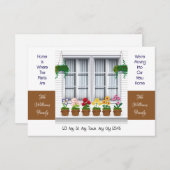 New Roots & Blooming Views New Home Announcement Ankündigung (Vorne/Hinten)