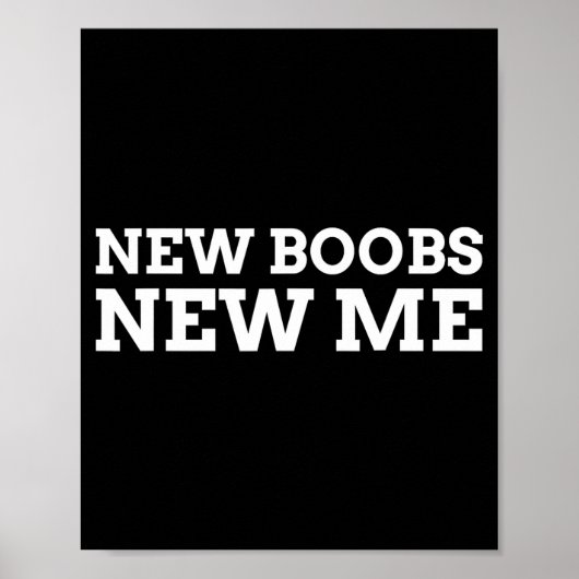 New S New Me Funny Job Poster (Vorne)