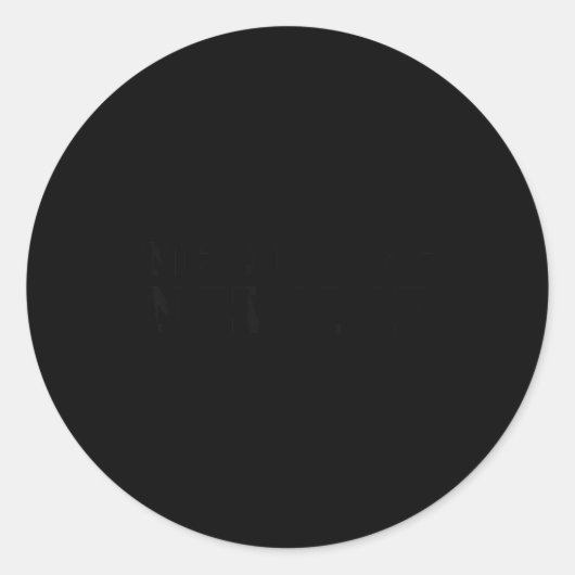 New S New Me Funny Job  Runder Aufkleber (Vorderseite)