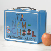 New School Schriftart Lunch Box (Beispiel)
