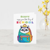 New School Starter Card Son Daughter niedlicher Ra Karte (Gelbe Blume)