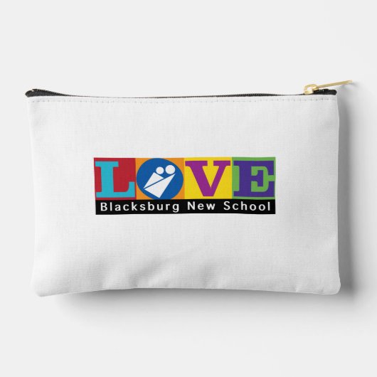 New School Zipper Pouch Zubehörtasche (Rückseite)