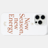 New Season New Energy Motivational Phone Case (Rückseite (Horizontal))