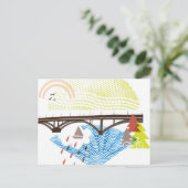 New Sellwood Bridge Portland Postcard Postkarte (Stehend Vorderseite)