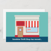 New Shop Niedlich Grand Opening oder Store Moving Ankündigung (Vorne/Hinten)