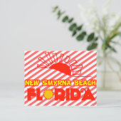 New Smyrna Beach, Florida Postkarte (Stehend Vorderseite)