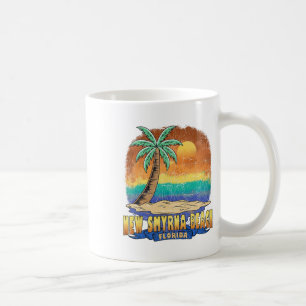 New Smyrna Beach Florida Vintag bekümmert Seele Kaffeetasse