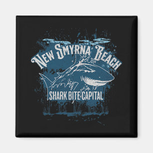 New Smyrna Beach Haißbiss Katal Der Welt Gra Magnet