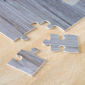 New Smyrna Beach, Snowy Egret auf Dock Puzzle (Seite)