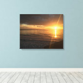 New Smyrna Sun Rise Leinwanddruck (Insitu (Holzboden))