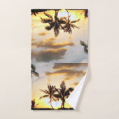 *New* Sonnenuntergang im Paradies-Tuch-Set Badhandtuch Set (Handtuch)