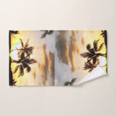 *New* Sonnenuntergang im Paradies-Tuch-Set Badhandtuch Set (Handtuch)