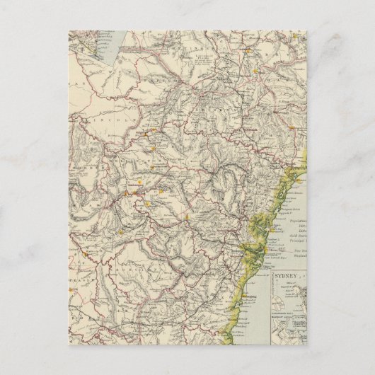 New South Wales 3 Postkarte (Vorderseite)