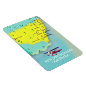 New South Wales Australia Map Magnet (Rechte Seite)