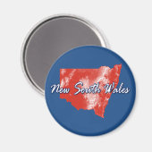 New South Wales Magnet (Vorderseite/Rückseite)