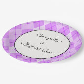 NEW-Spring-Beauty-Raute-Pink-Glückwunschs_VORLAG Pappteller (Schrägansicht)