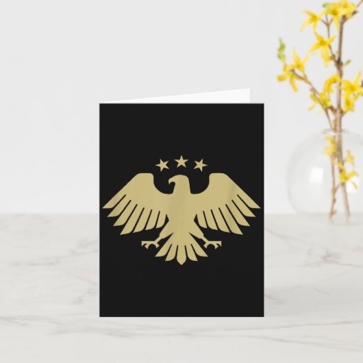 New Syrian Eagle Karte (Gelbe Blume)